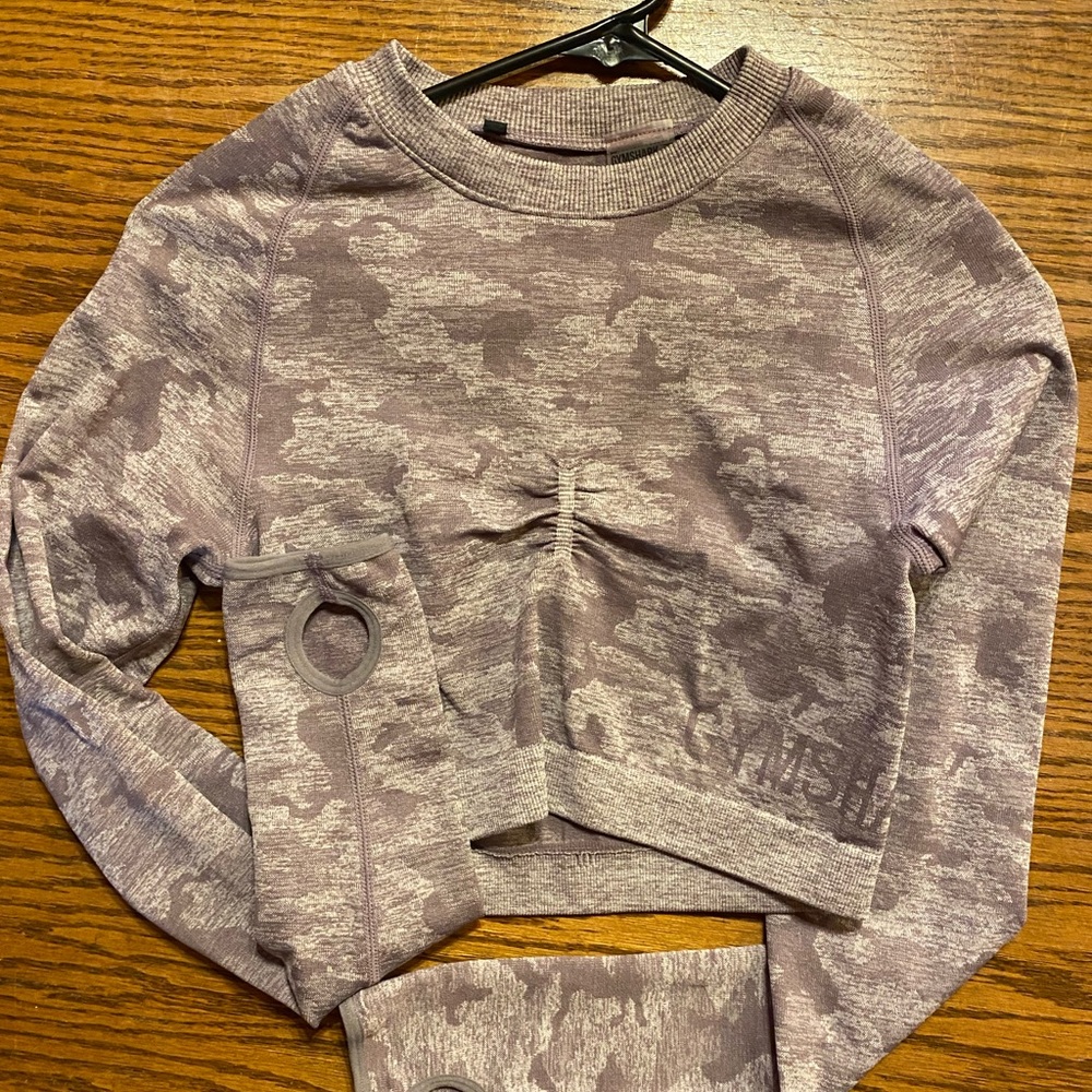 Gymshark Camo Crop